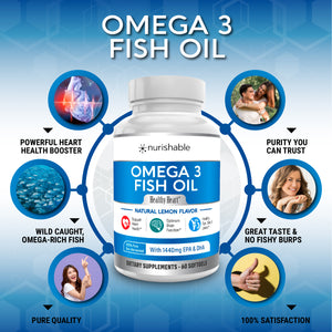 Omega 3 Fish Oil Softgels