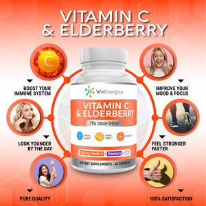 Vitamin C & Elderberry Capsules